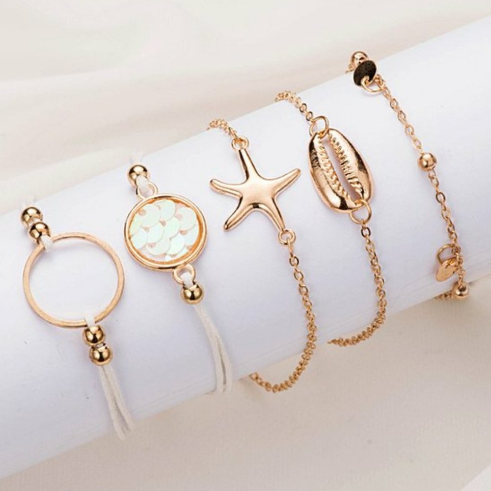Seashell Bracelet Set